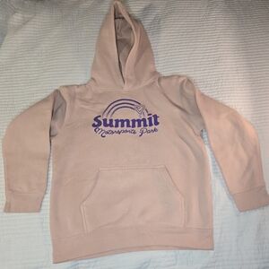 Summit Motorsports Park Youth Large Hoodie Sweatshirt, Light Pink Purple See Pic